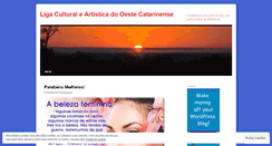 Desktop Screenshot of ligacultural.wordpress.com