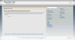 Desktop Screenshot of mareikefell.wordpress.com