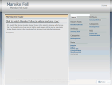 Tablet Screenshot of mareikefell.wordpress.com