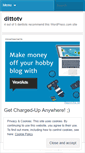 Mobile Screenshot of dittotv.wordpress.com