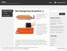 Tablet Screenshot of dittotv.wordpress.com
