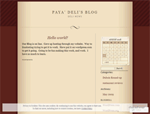 Tablet Screenshot of payadeli.wordpress.com