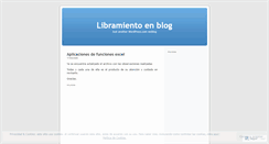 Desktop Screenshot of libramiento.wordpress.com