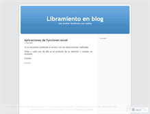 Tablet Screenshot of libramiento.wordpress.com