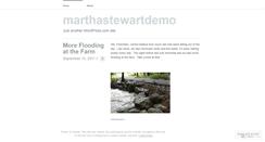 Desktop Screenshot of marthastewartdemo.wordpress.com