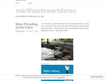 Tablet Screenshot of marthastewartdemo.wordpress.com