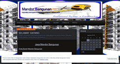 Desktop Screenshot of mandorbangunan.wordpress.com