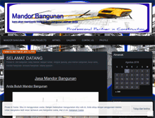 Tablet Screenshot of mandorbangunan.wordpress.com