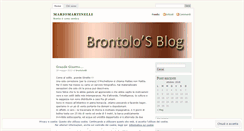 Desktop Screenshot of brontolo48.wordpress.com