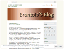 Tablet Screenshot of brontolo48.wordpress.com