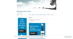 Desktop Screenshot of earthscents.wordpress.com