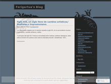 Tablet Screenshot of ferigartua.wordpress.com