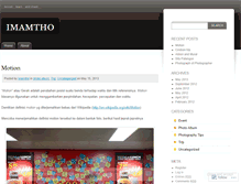 Tablet Screenshot of imamtho.wordpress.com