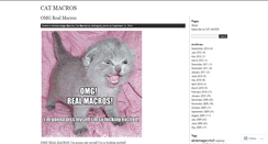 Desktop Screenshot of catmacros.wordpress.com