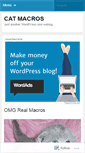 Mobile Screenshot of catmacros.wordpress.com