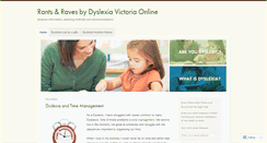 Desktop Screenshot of dyslexiavictoria.wordpress.com