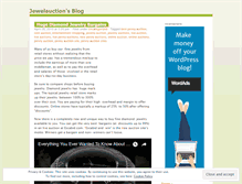 Tablet Screenshot of jewelauction.wordpress.com