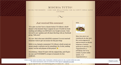 Desktop Screenshot of mischiatutto.wordpress.com