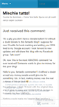 Mobile Screenshot of mischiatutto.wordpress.com