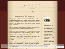 Tablet Screenshot of mischiatutto.wordpress.com