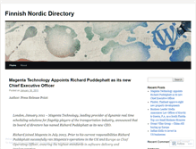 Tablet Screenshot of finnishnordicdirectory.wordpress.com