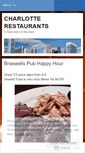 Mobile Screenshot of charlotterestaurants.wordpress.com