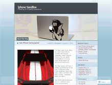 Tablet Screenshot of iphonesandbox.wordpress.com