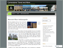 Tablet Screenshot of cornerstonetravelandmore.wordpress.com
