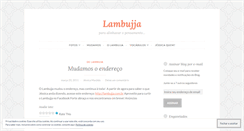 Desktop Screenshot of lambujja.wordpress.com