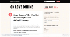 Desktop Screenshot of onloveonline.wordpress.com