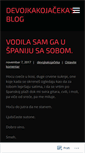 Mobile Screenshot of devojkakojaeka.wordpress.com
