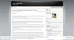 Desktop Screenshot of lazyardi.wordpress.com