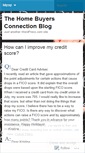 Mobile Screenshot of homebuyersconnection.wordpress.com