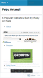 Mobile Screenshot of febyartandi.wordpress.com