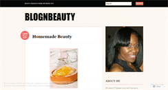 Desktop Screenshot of blognbeauty.wordpress.com