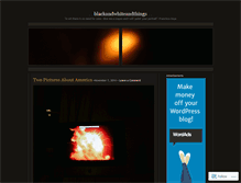 Tablet Screenshot of blackandwhiteandthings.wordpress.com