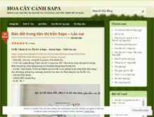 Tablet Screenshot of hoacaycanhsapa.wordpress.com