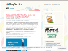 Tablet Screenshot of blogtecnica.wordpress.com