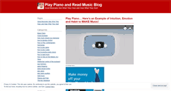 Desktop Screenshot of playpianoandreadmusic.wordpress.com