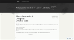 Desktop Screenshot of almardiente.wordpress.com