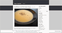Desktop Screenshot of happyappetite.wordpress.com