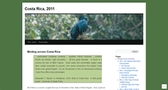 Desktop Screenshot of costarica201102.wordpress.com