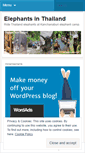 Mobile Screenshot of elephantsinthailand.wordpress.com