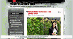Desktop Screenshot of francescamulas.wordpress.com