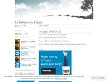 Tablet Screenshot of habitacioneterna.wordpress.com