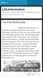 Mobile Screenshot of lolinformation.wordpress.com