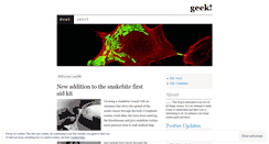 Desktop Screenshot of geekheartsscience.wordpress.com