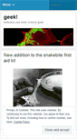 Mobile Screenshot of geekheartsscience.wordpress.com