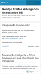 Mobile Screenshot of gontijofreitas.wordpress.com