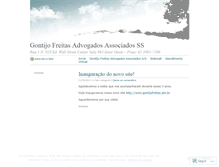 Tablet Screenshot of gontijofreitas.wordpress.com